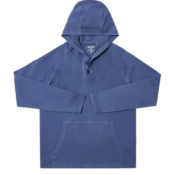 Rhone Other - Rhone Bolinas Beach Poncho Washed Hoodie in Sun Dyed indigo size S NWT